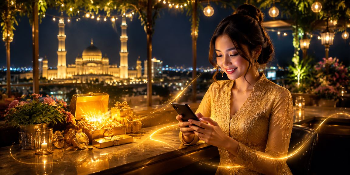 Pengguna di Selangor meneroka platform win4u melalui telefon bimbit